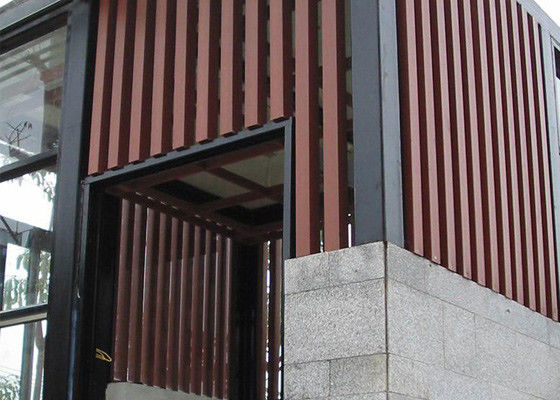 Bom preço. Painel de parede decorativo de alumínio WPC Tubo WPC Painel de laje de madeira on-line
