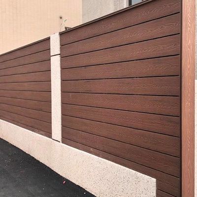 Bom preço. Painéis de revestimento de jardim de madeira e plástico composto resistentes à humidade on-line