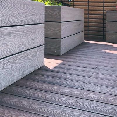 Bom preço. Balcão à prova d'água Outdoor Composite Decking Boards WPC Hollow Profile on-line