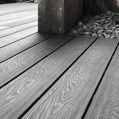 Bom preço. Balcão WPC Tabuleiro 3D Profil oculto Madeira Decking Plástico Composto fabricante on-line