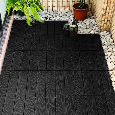 Bom preço. Chapas de terraço de madeira dura para pátio Chapas de piso de madeira à prova d'água Baixa manutenção on-line