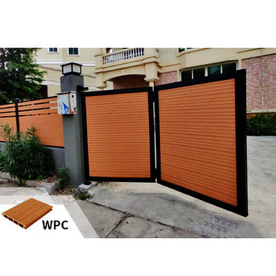 Bom preço. Moderno painel de WPC para porta Custom WPC Madeira plástico porta composta on-line