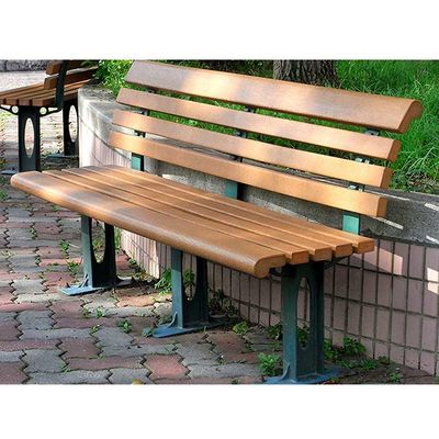 Bom preço. Banco de jardim de madeira e plástico composto de WPC fácil de instalar on-line