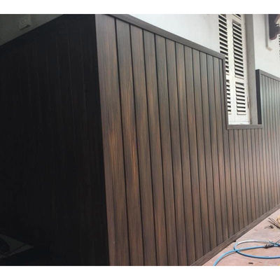 Bom preço. Painel de parede decorativo de WPC exterior reciclado Várias cores disponíveis on-line