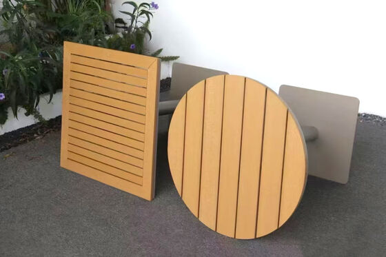 qualidade Madeira de plástico de alta qualidade para mesa e cadeira de jardim fábrica